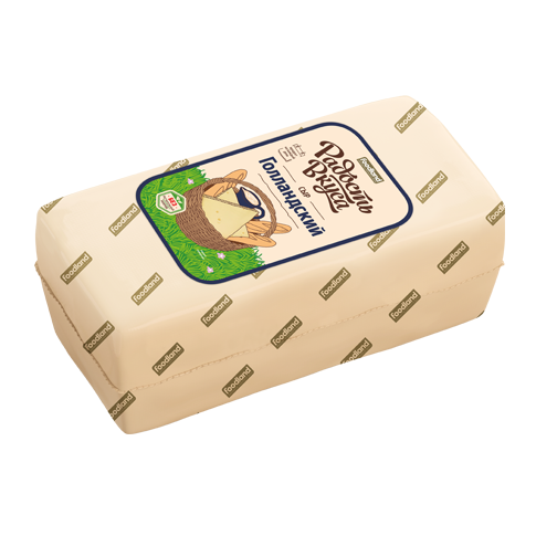 Сыр Голландский 45% весовой (4,5кг), ТМ Радость Вкуса