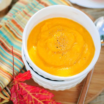 Суп из тыквы с добавлением сметаны