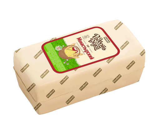 Сыр Монастырский 45% весовой (4,5кг), ТМ Радость Вкуса